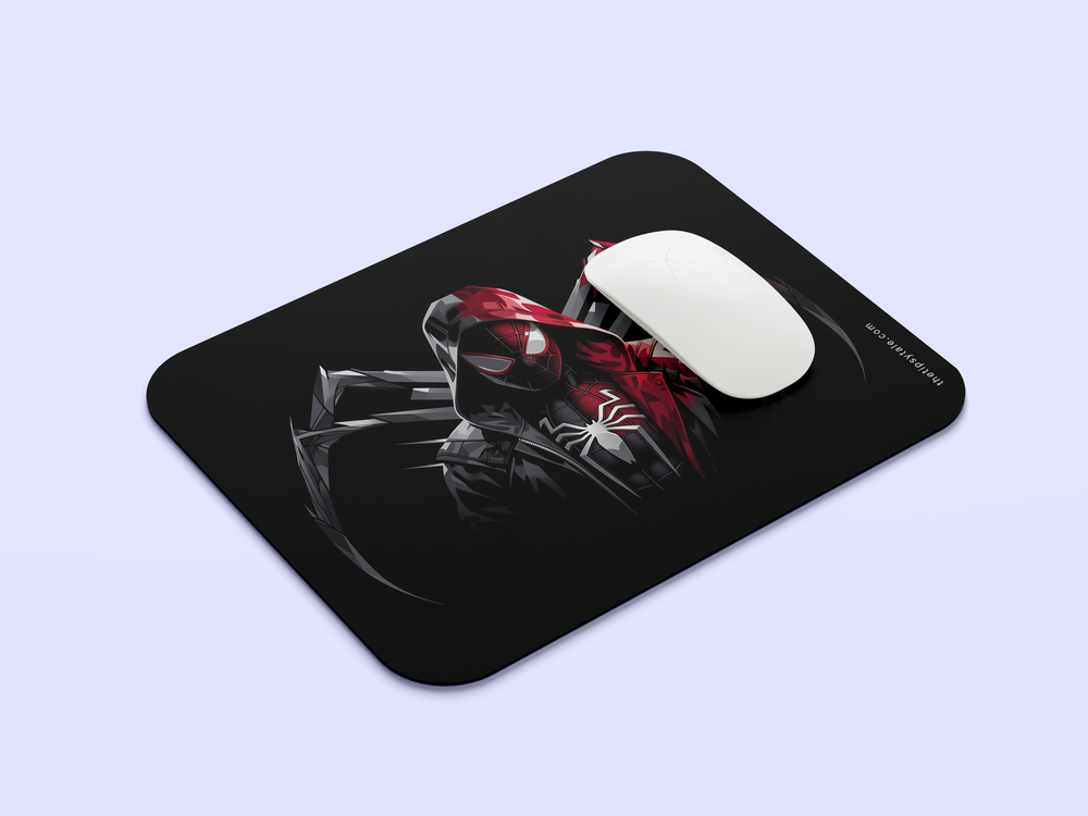 "HALF SPIDEY HALF VENOM" Mousepad Enhance Your Workspace with Style