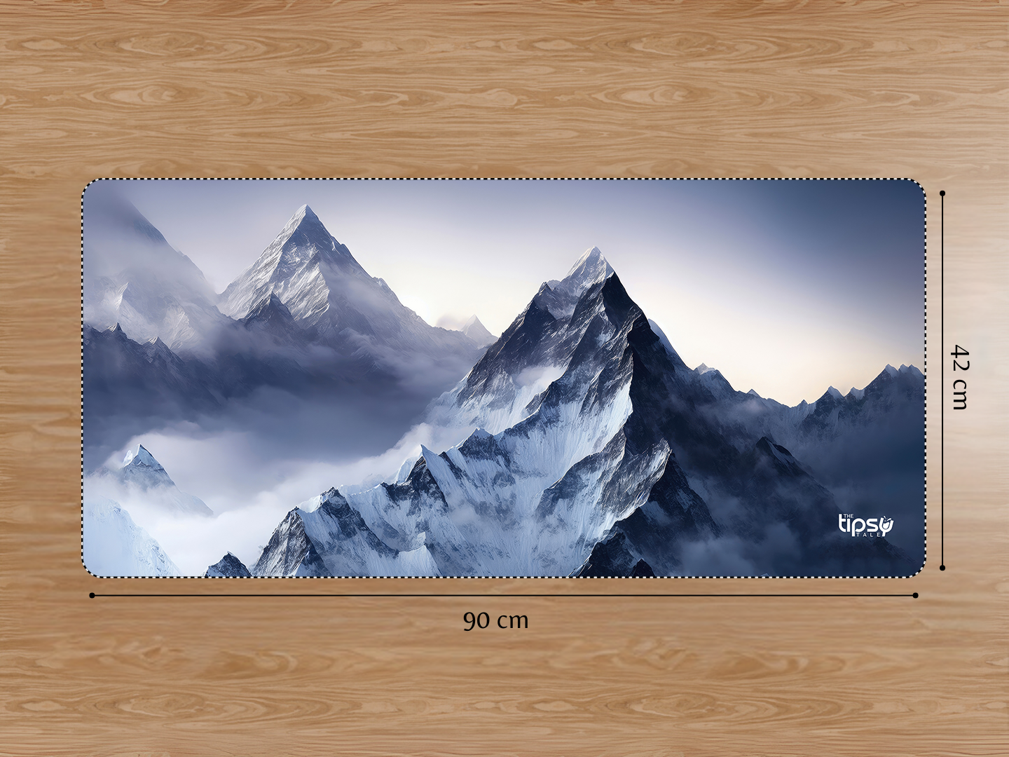 "SNOWY MOUNTAINS" Gaming Mousepad Elevate Your Gaming Experience