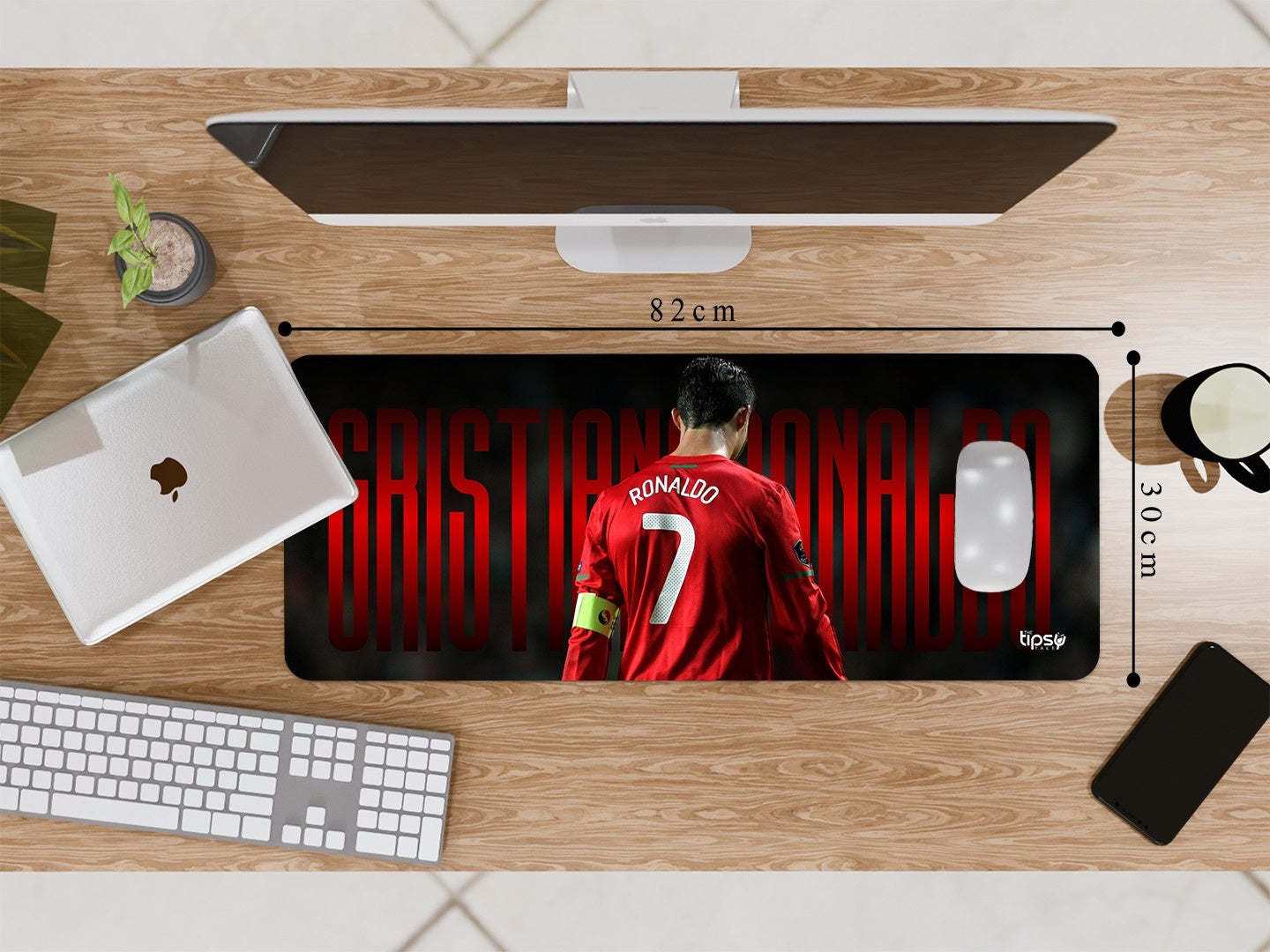 "PORTUGAL'S RONALDO" Gaming Mousepad Elevate Your Gaming Experience