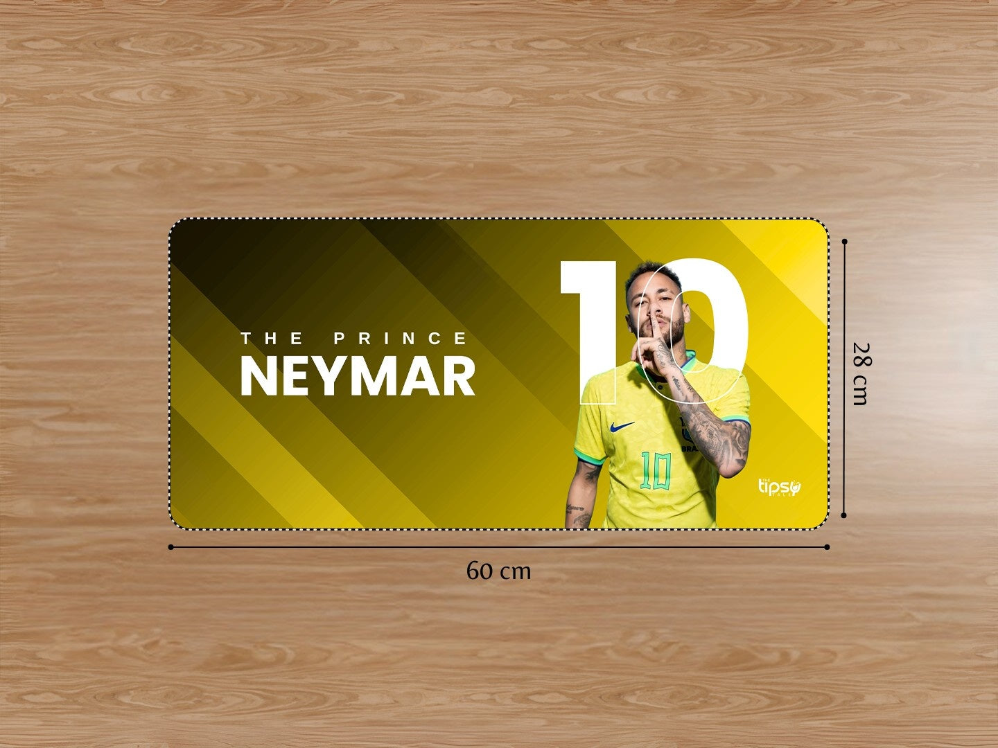 "BRAZIL'S PRINCE - NEYMAR" Gaming Mousepad Elevate Your Gaming Experience