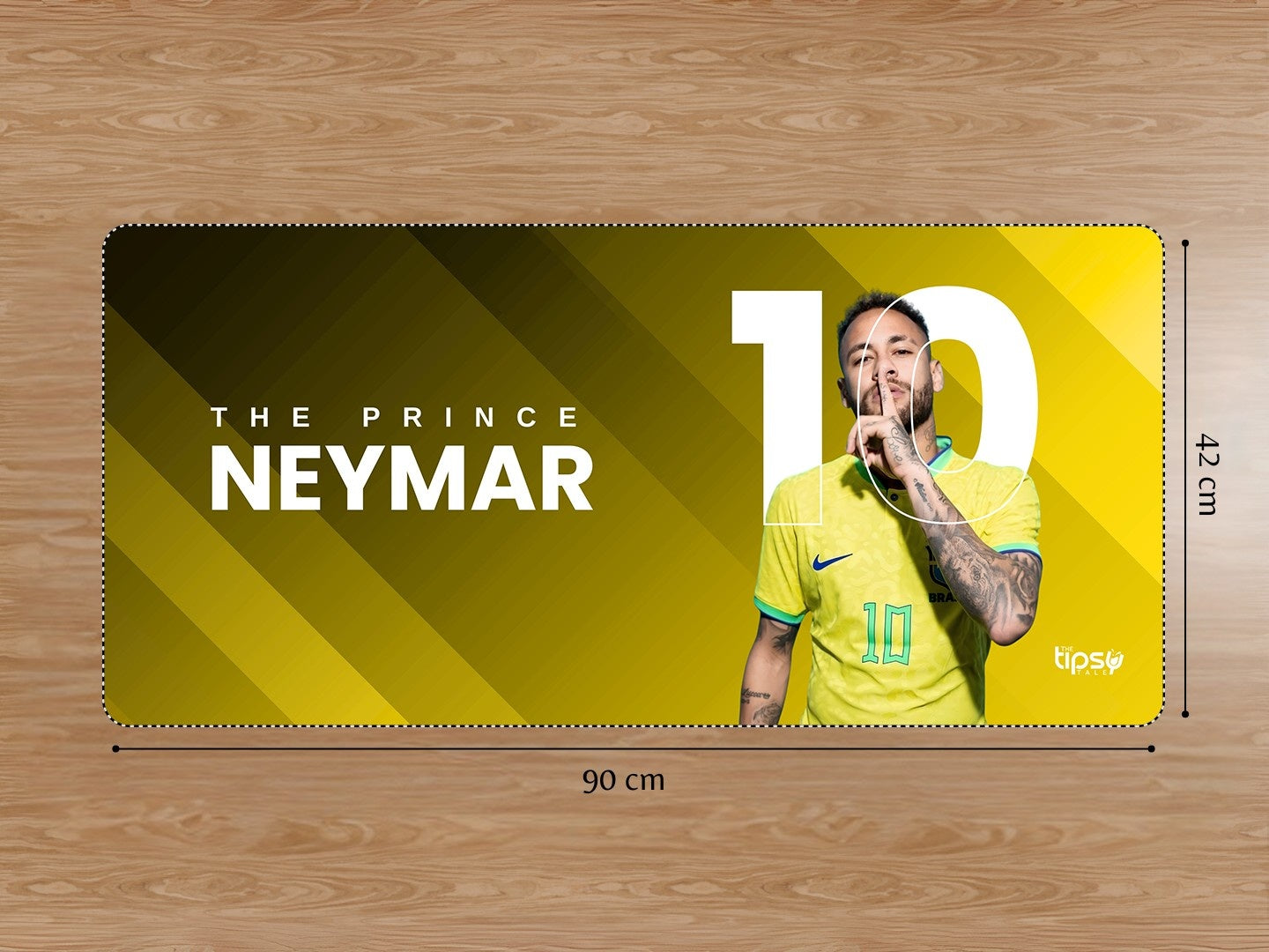 "BRAZIL'S PRINCE - NEYMAR" Gaming Mousepad Elevate Your Gaming Experience