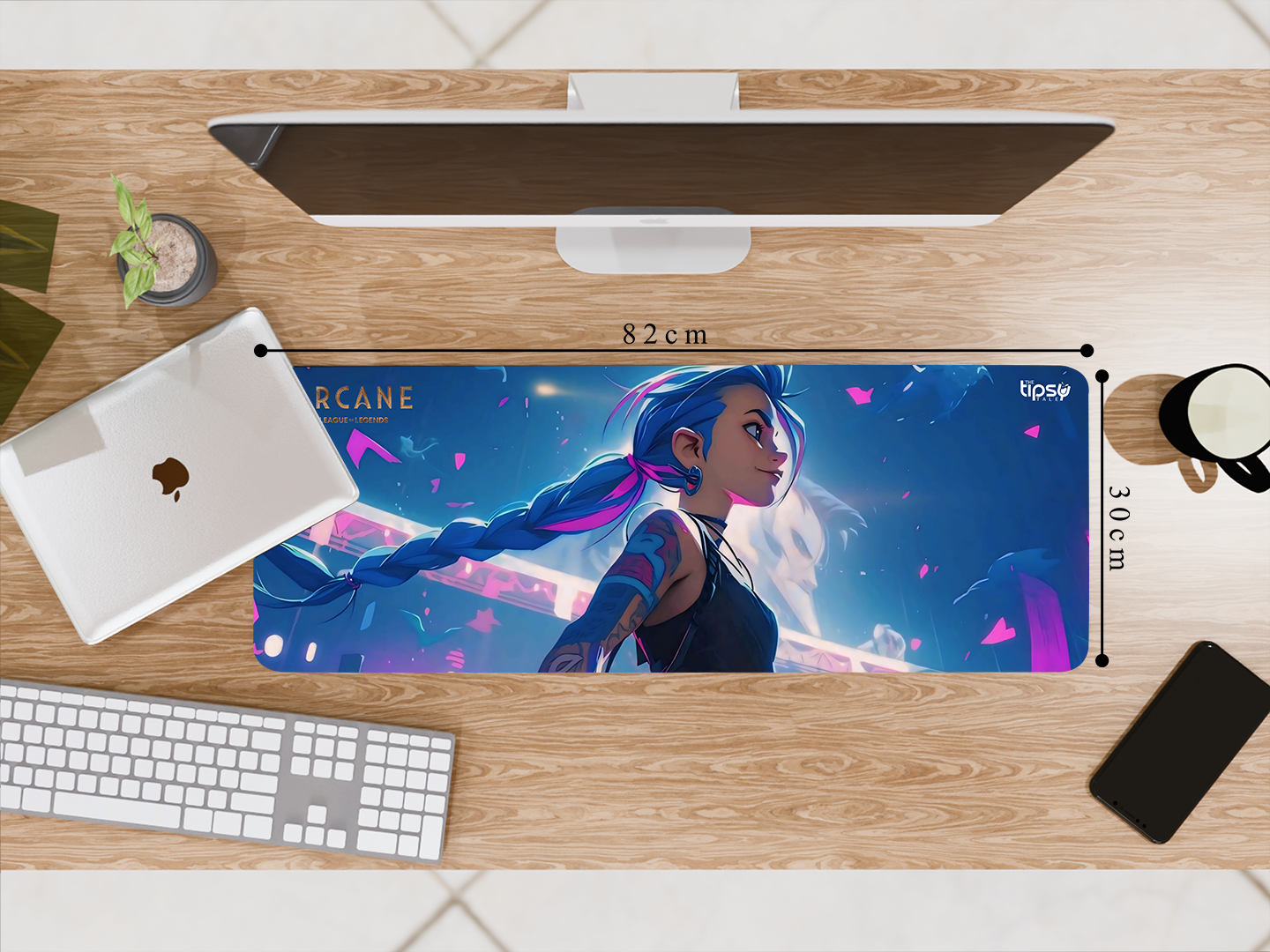 "JINX-ARCANE-LEAGUE OF LEGENDS" Gaming Mousepad Elevate Your Gaming Experience