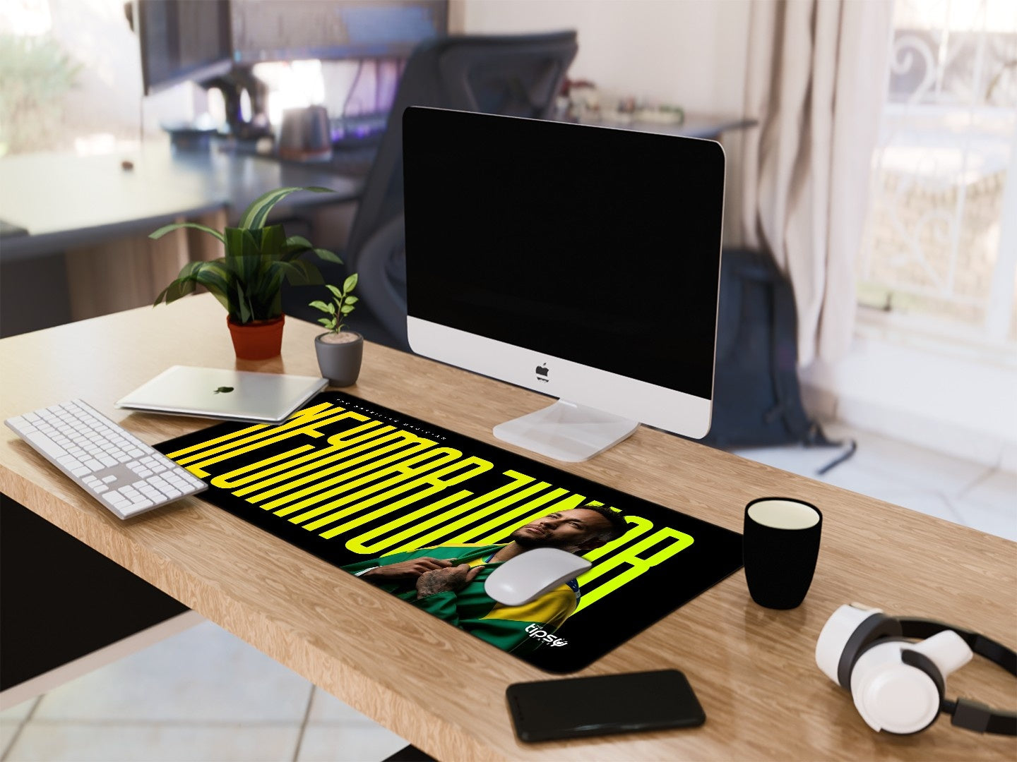 "BRAZILIAN MAGICIAN - NJR" Gaming Mousepad Elevate Your Gaming Experience