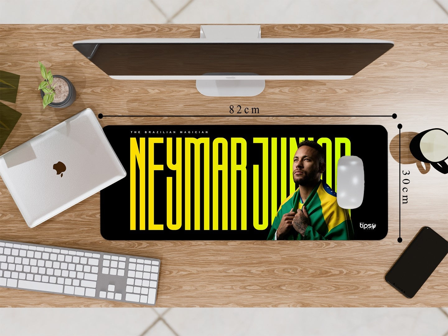 "BRAZILIAN MAGICIAN - NJR" Gaming Mousepad Elevate Your Gaming Experience