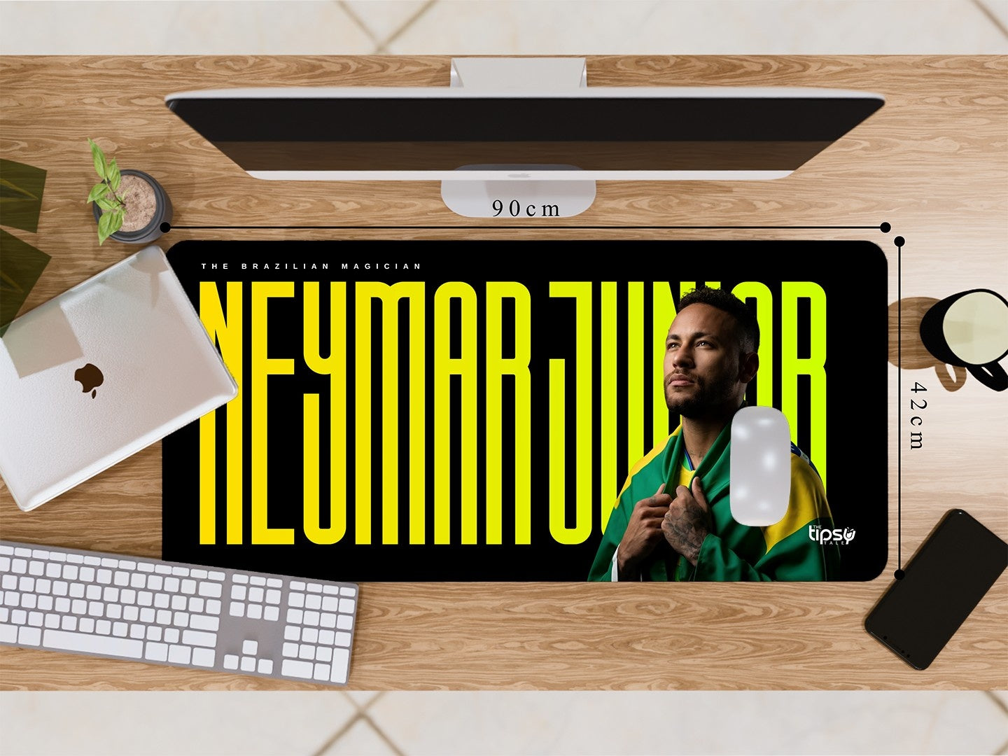"BRAZILIAN MAGICIAN - NJR" Gaming Mousepad Elevate Your Gaming Experience