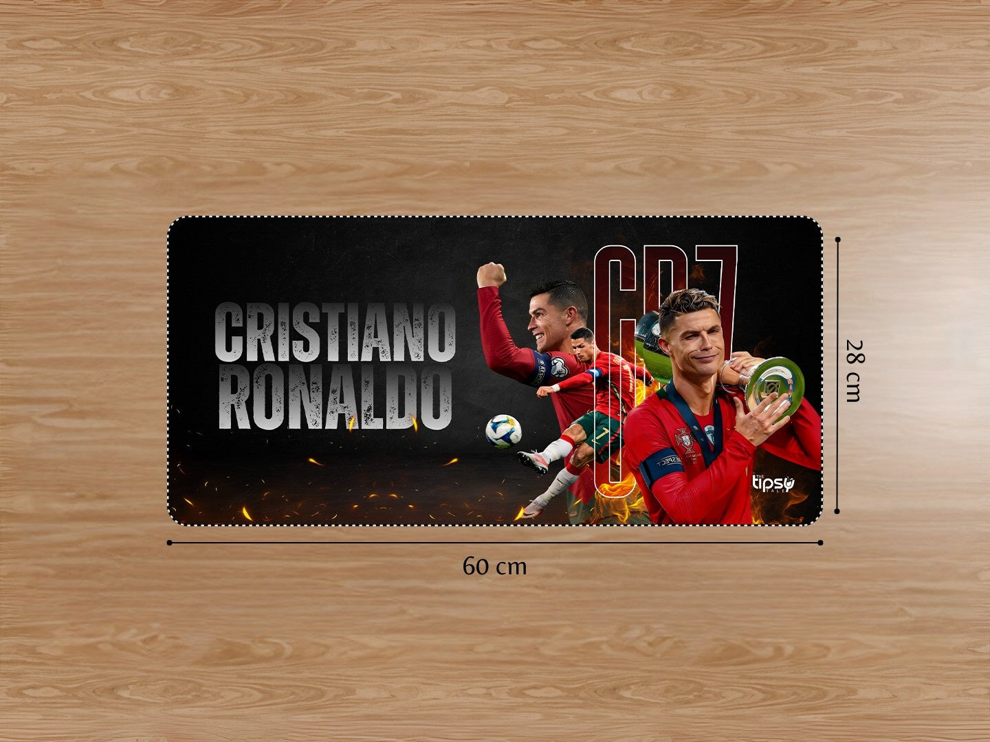 "CR7 - INFINITE AURA" Gaming Mousepad Elevate Your Gaming Experience