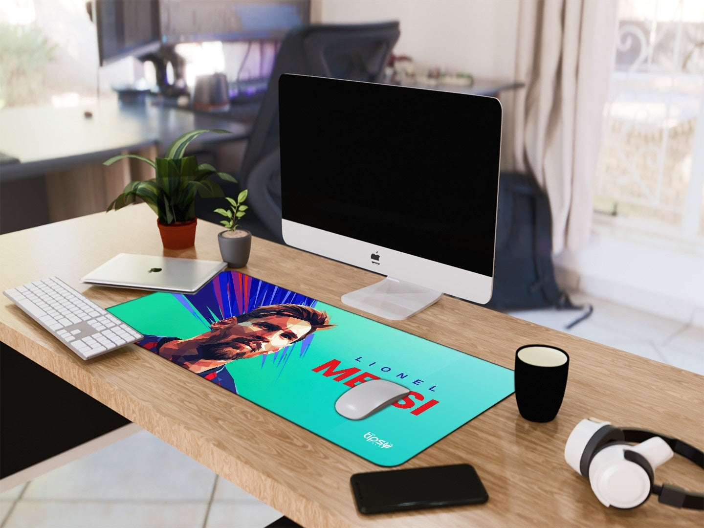 "LIONEL MESSI - BARCELONA PRIME" Gaming Mousepad Elevate Your Gaming Experience