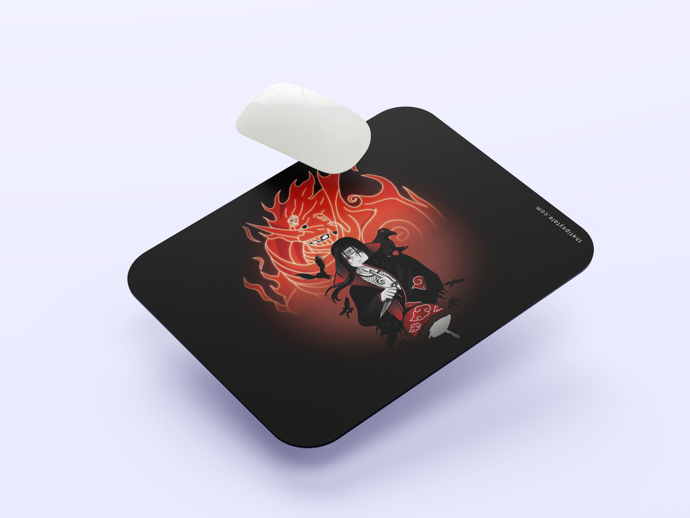 " ITACHI UCHIHA - THE OG POWER" Mousepad Enhance Your Workspace with Style