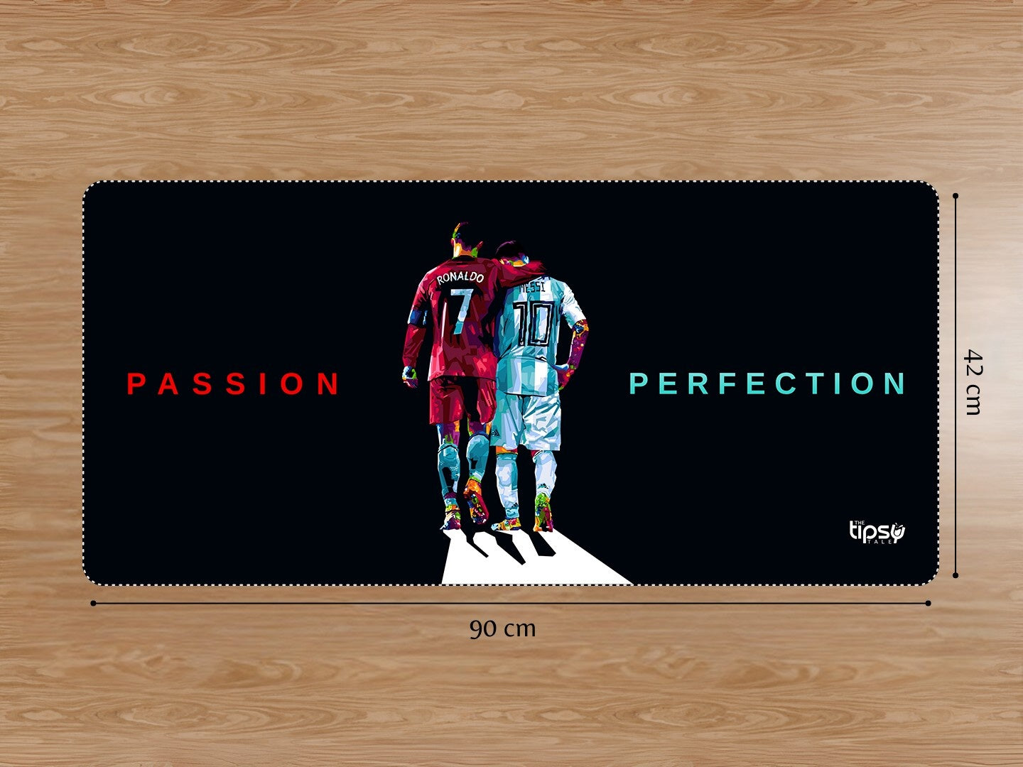 "CR7 X LM10 - DEADLY COMBO" Gaming Mousepad Elevate Your Gaming Experience