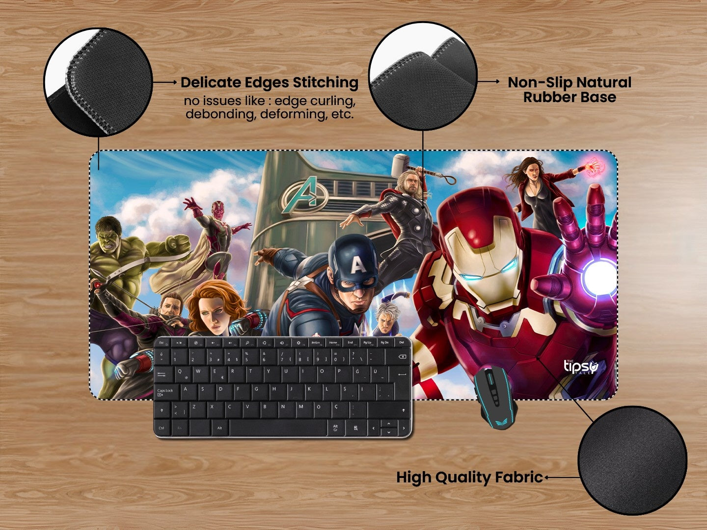 "AVENGERS - AGE OF ULTRON" Gaming Mousepad Elevate Your Gaming Experience