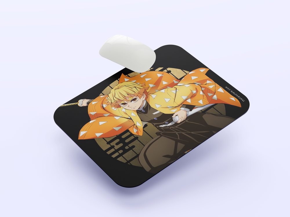 "ZENITSU - THE OG DEMON SLAYER" Mousepad Enhance Your Workspace with Style