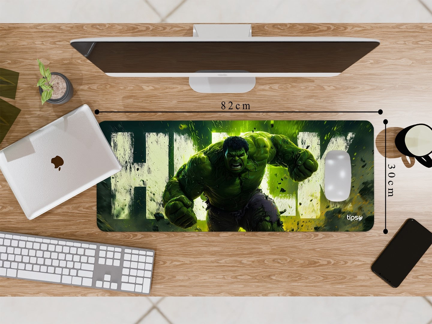 "MAD HULK - MARVEL" Gaming Mousepad Elevate Your Gaming Experience