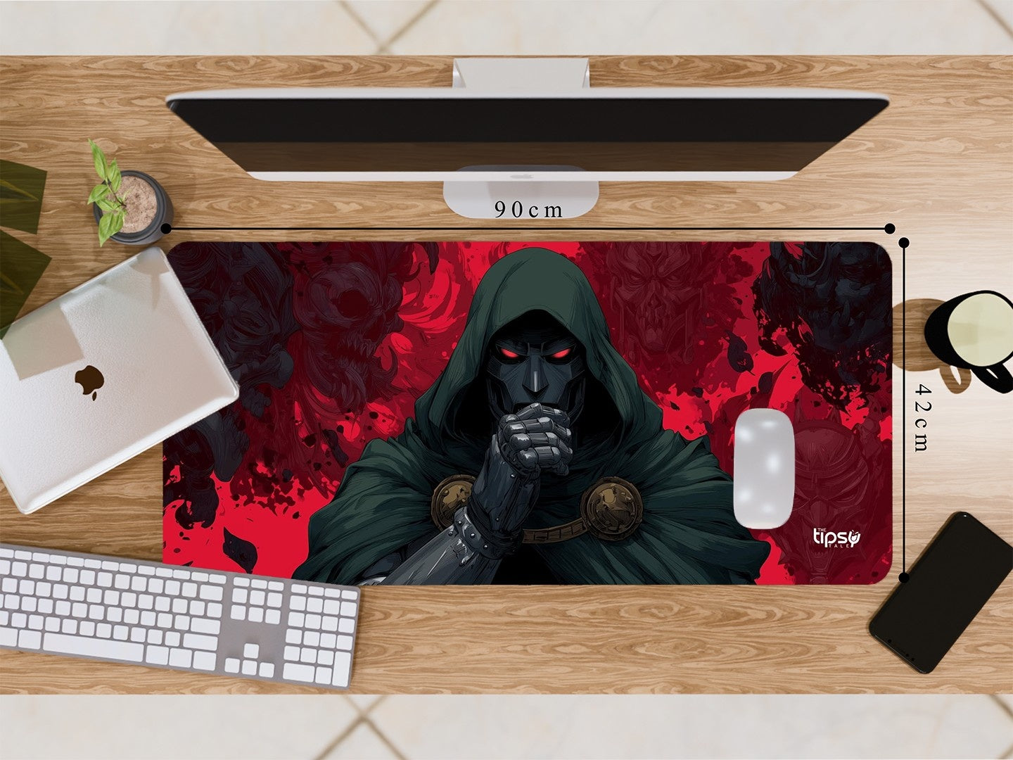 "DR DOOM ON HIS WAY " Gaming Mousepad Elevate Your Gaming Experience