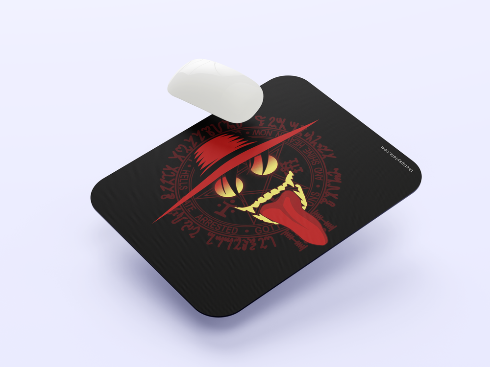 "ALUCARD EVIL LAUGH" Mousepad Enhance Your Workspace with Style