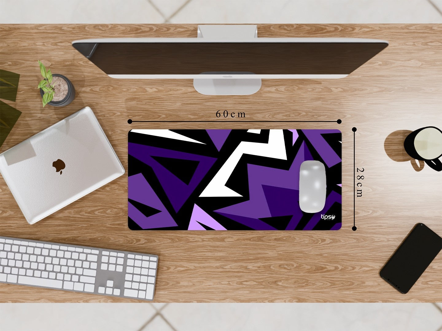 "VIOLET ABSTRACT EDITION" Gaming Mousepad Elevate Your Gaming Experience