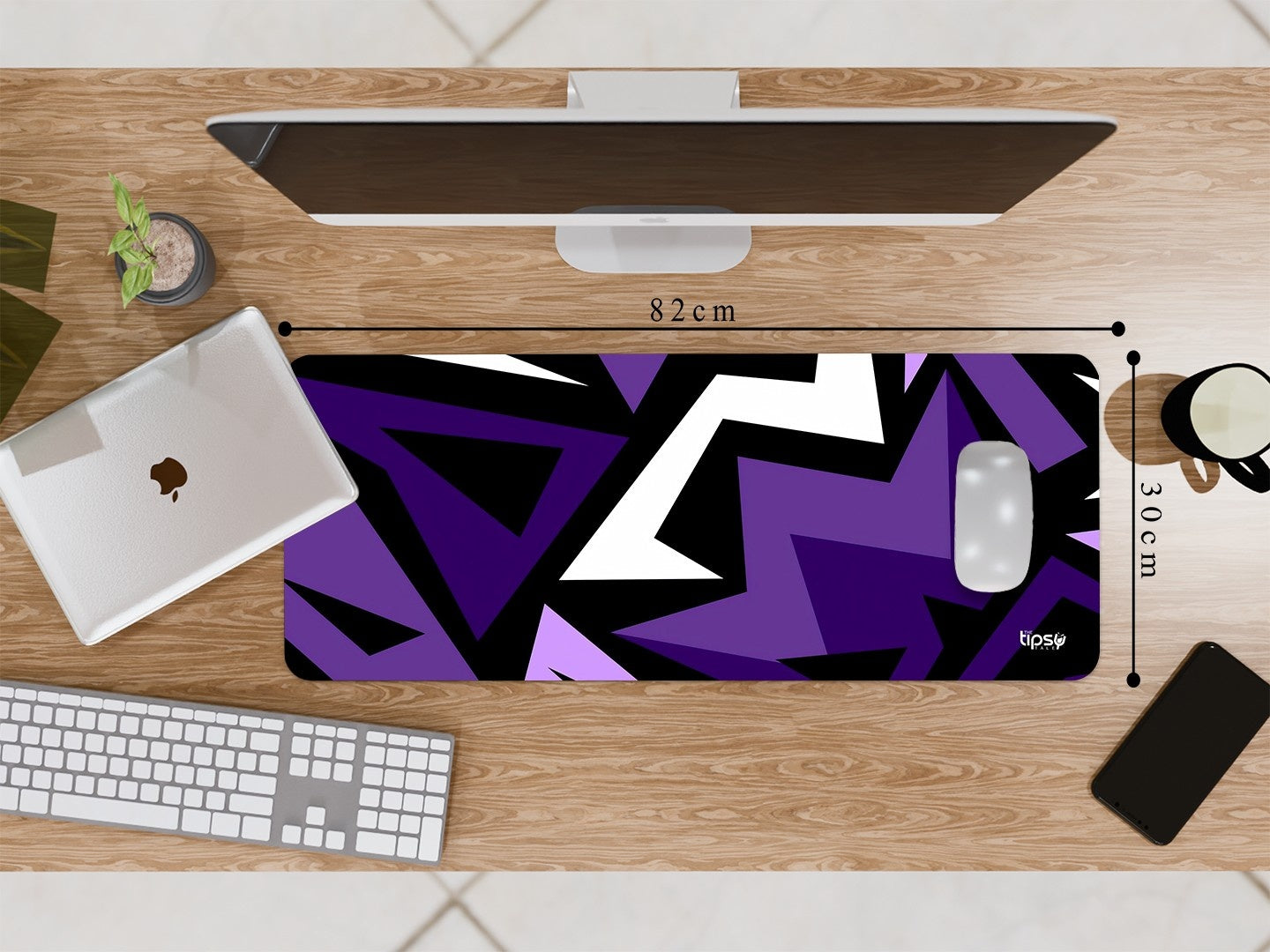 "VIOLET ABSTRACT EDITION" Gaming Mousepad Elevate Your Gaming Experience