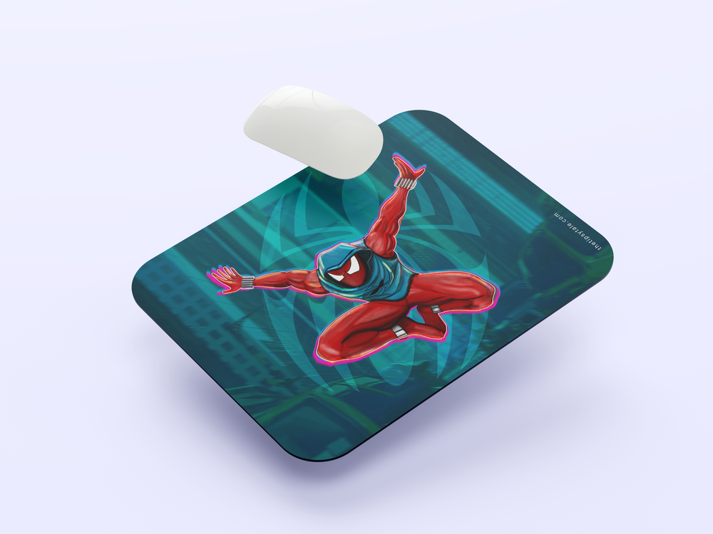 "SCARLET SPIDER" Mousepad Enhance Your Workspace with Style