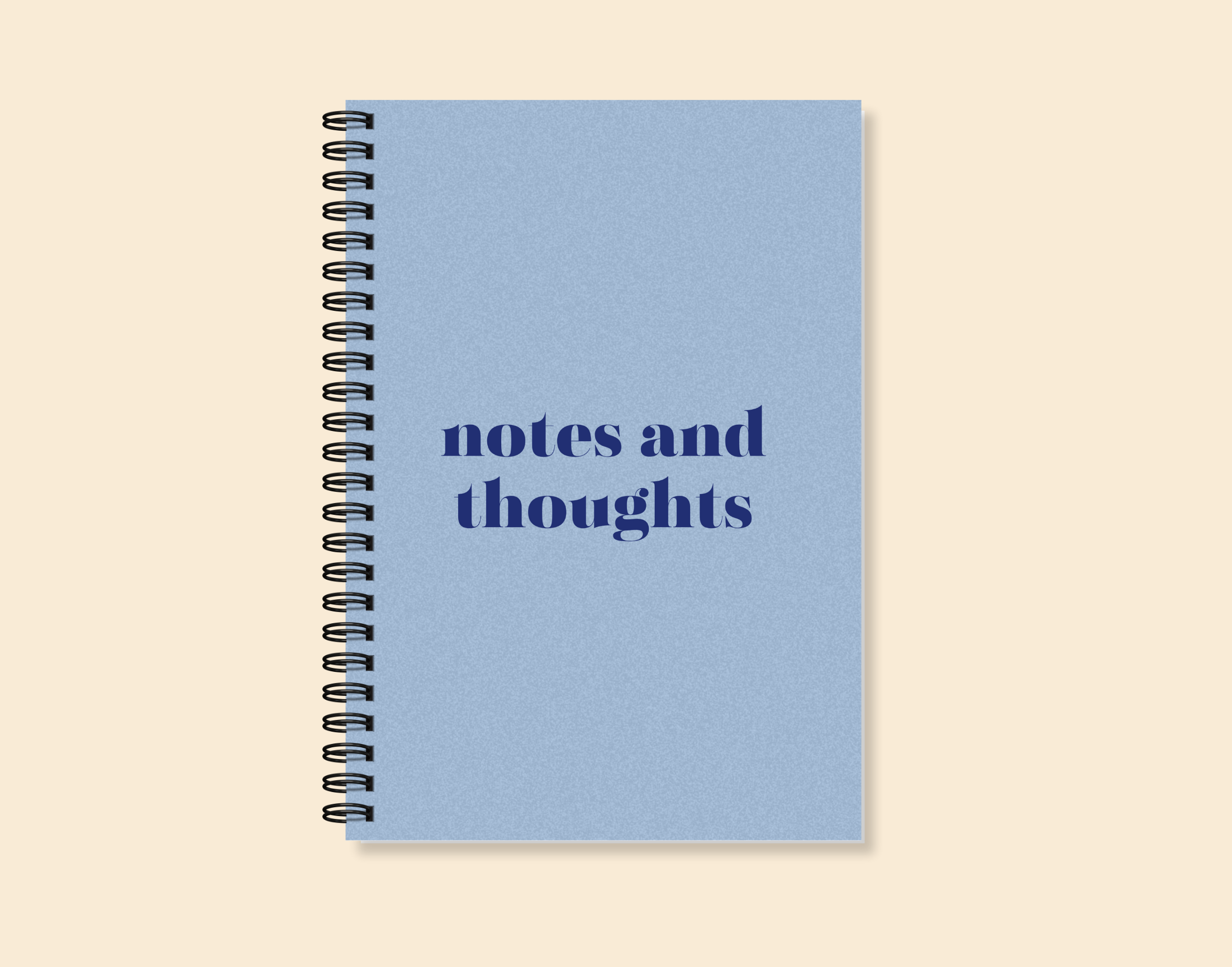 "NOTES AND THOUGHTS" – Elegant & Inspiring Diary for Daily Reflection