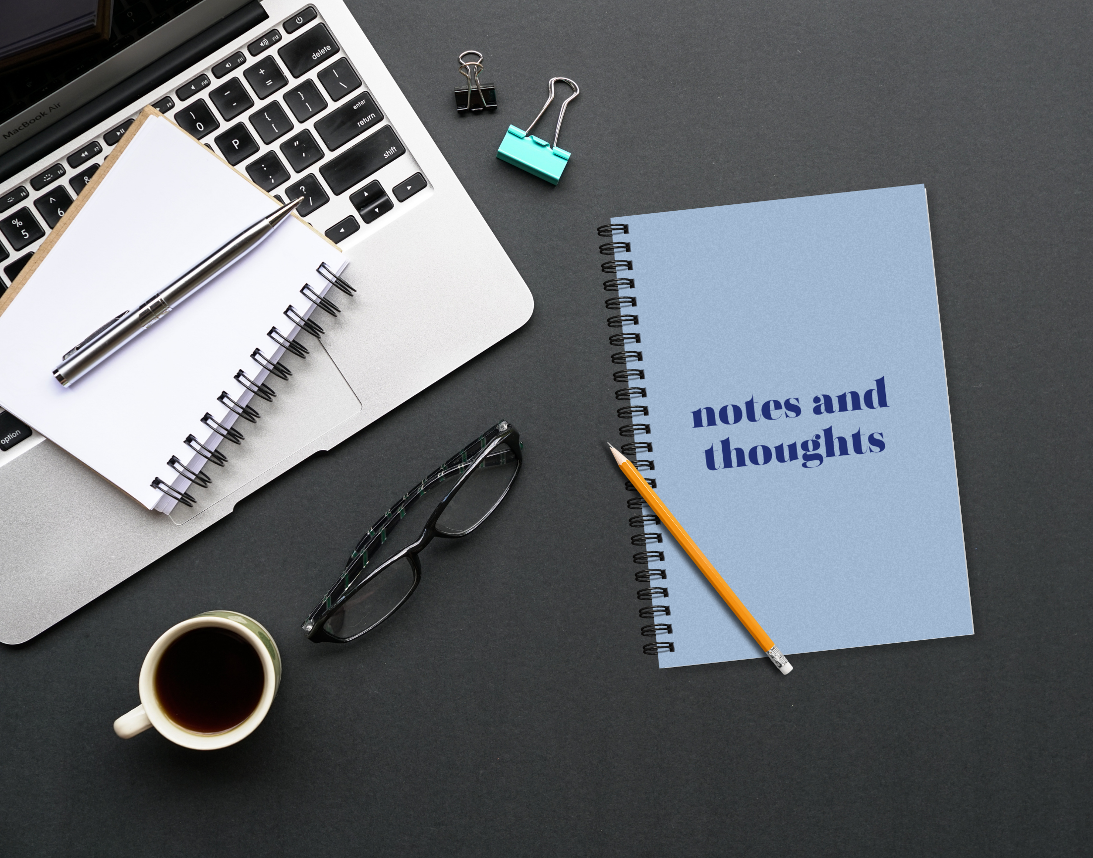 "NOTES AND THOUGHTS" – Elegant & Inspiring Diary for Daily Reflection