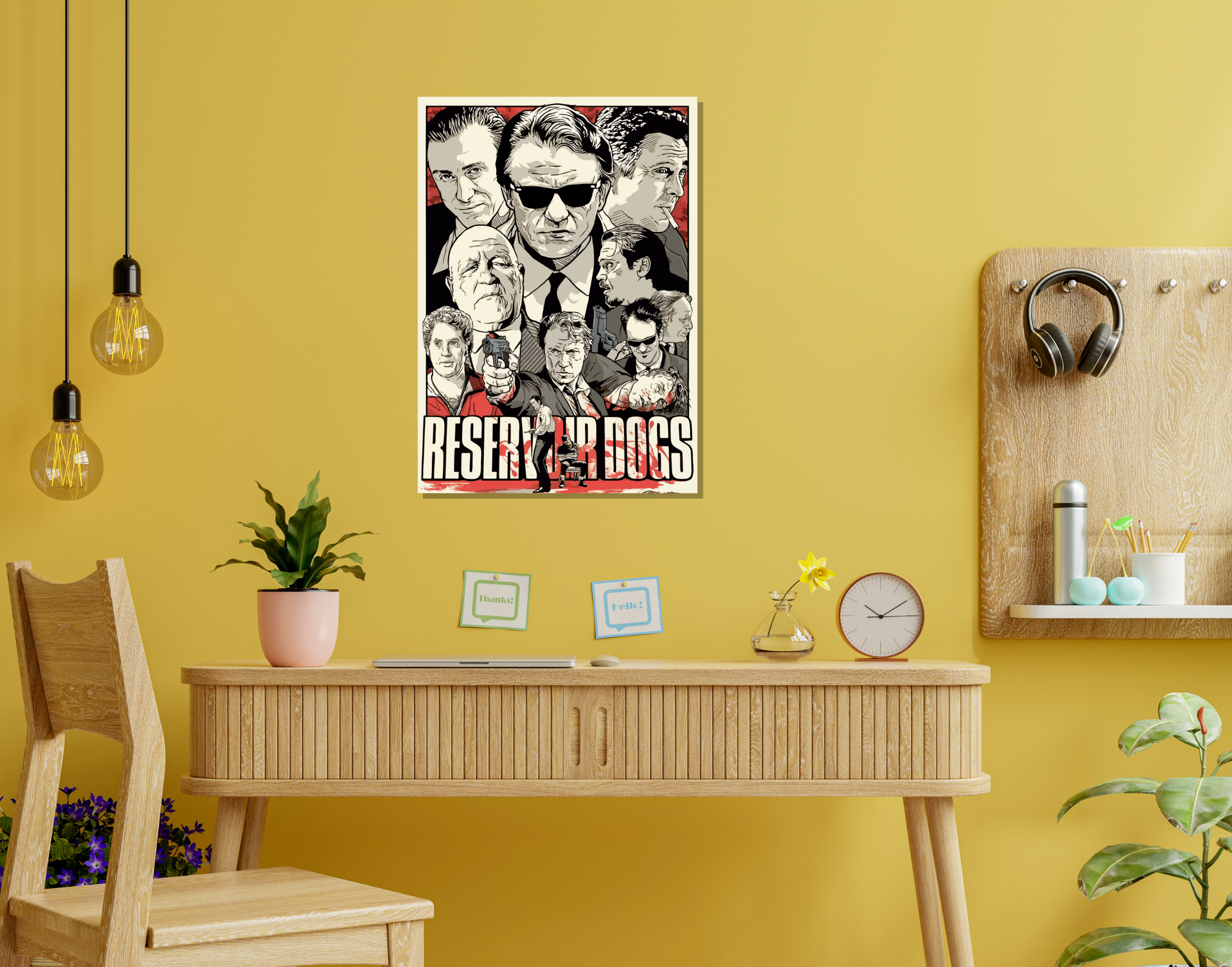 "RESERVOIR DOGS: MOVIE"- Shiny & Sturdy Metallic Poster Art That Pops & Sticks (Literally!)