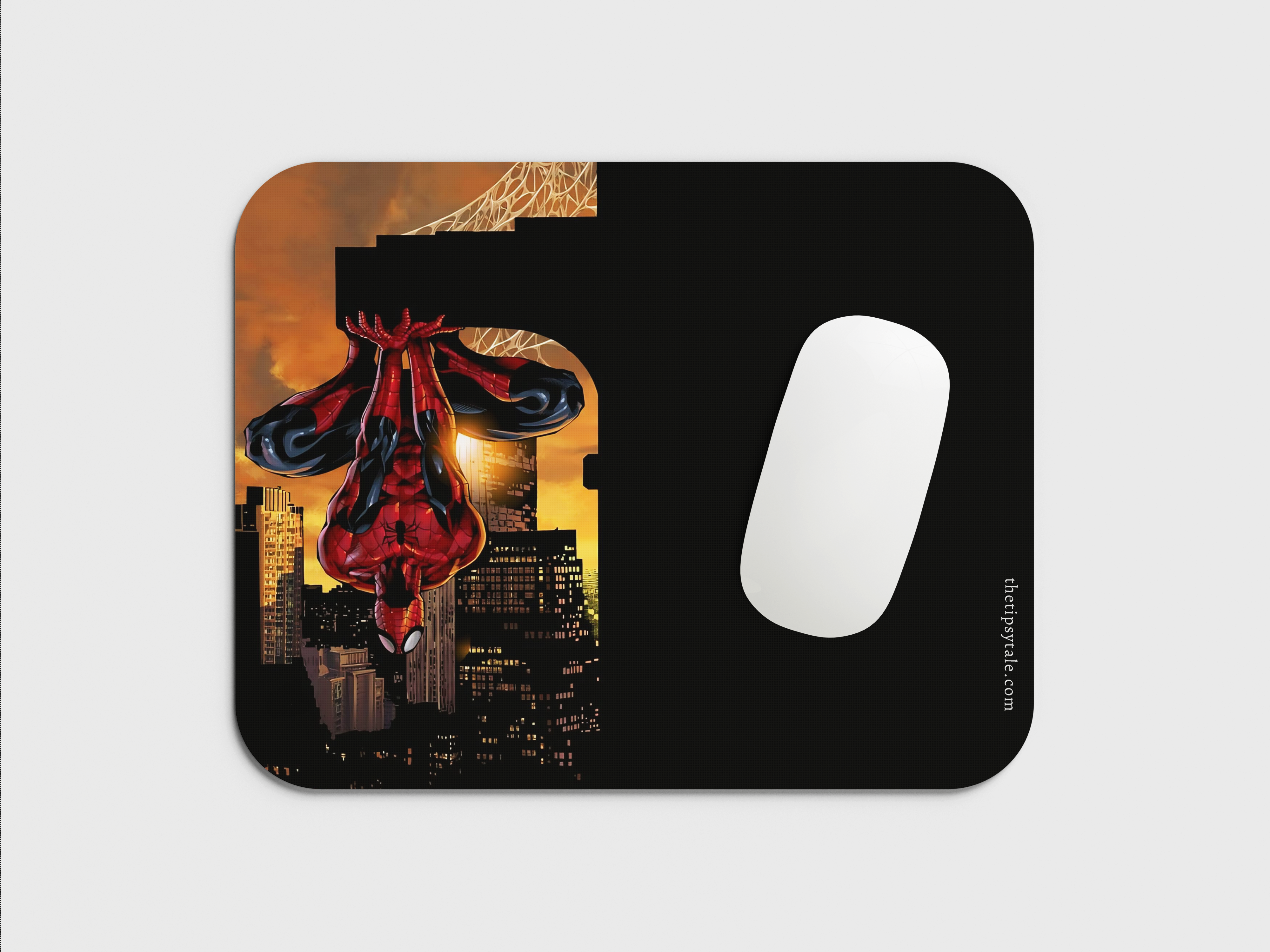"UPSIDE-DOWN SPIDERMAN" Mousepad Enhance Your Workspace with Style
