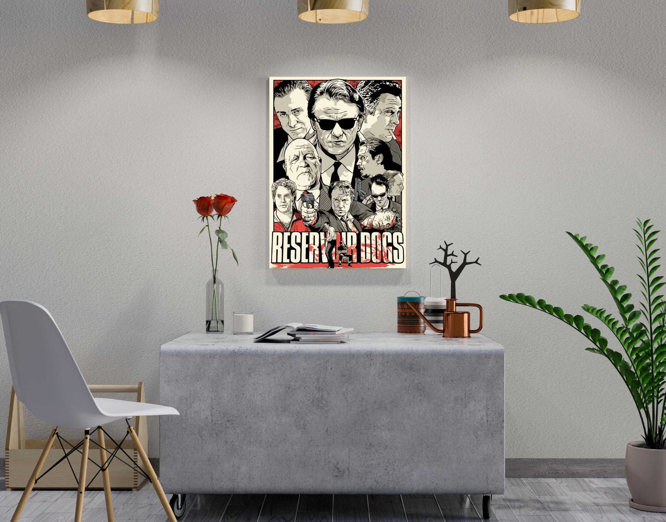 "RESERVOIR DOGS: MOVIE"- Shiny & Sturdy Metallic Poster Art That Pops & Sticks (Literally!)
