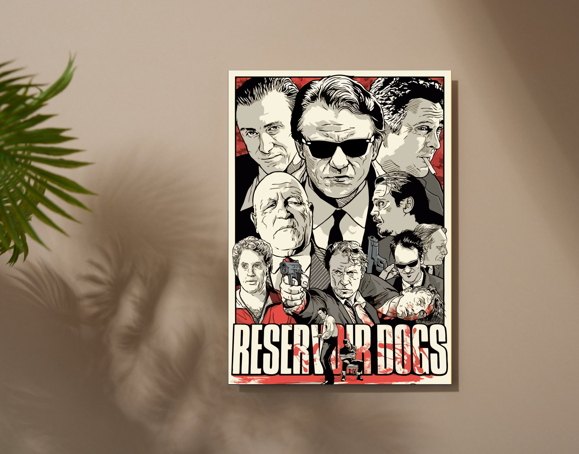 "RESERVOIR DOGS: MOVIE"- Shiny & Sturdy Metallic Poster Art That Pops & Sticks (Literally!)