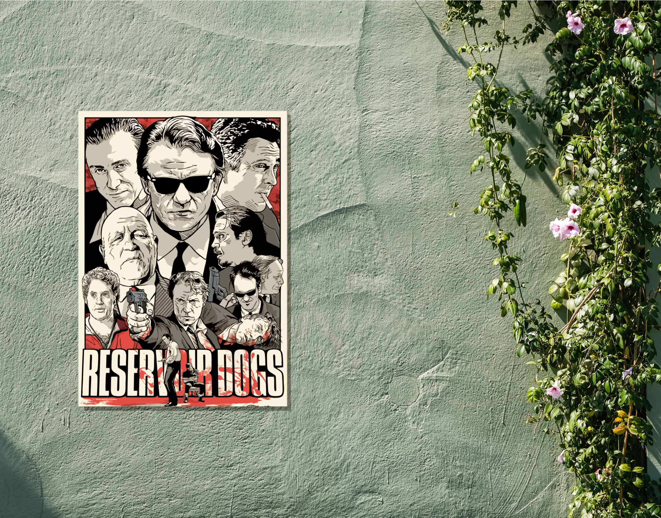 "RESERVOIR DOGS: MOVIE"- Shiny & Sturdy Metallic Poster Art That Pops & Sticks (Literally!)