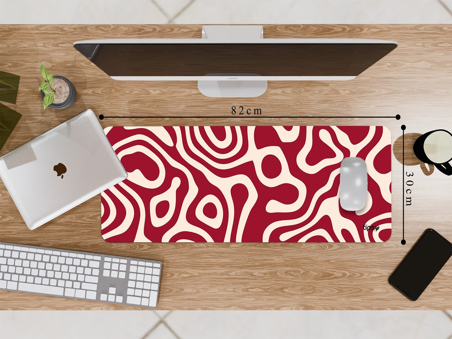 "ILLUSION ABSTRACT" Gaming Mousepad Elevate Your Gaming Experience