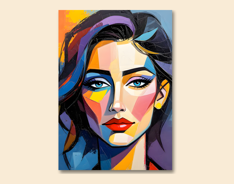 "Modern Muse Art" -Shiny & Sturdy Metallic Poster Art That Pops & Sticks
