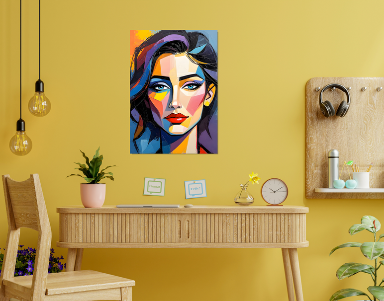 "Modern Muse Art" -Shiny & Sturdy Metallic Poster Art That Pops & Sticks