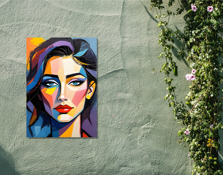 "Modern Muse Art" -Shiny & Sturdy Metallic Poster Art That Pops & Sticks
