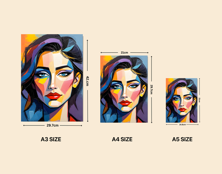 "Modern Muse Art" -Shiny & Sturdy Metallic Poster Art That Pops & Sticks