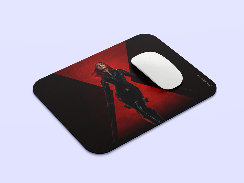 "BLACK WIDOWz" Mousepad Enhance Your Workspace with Style