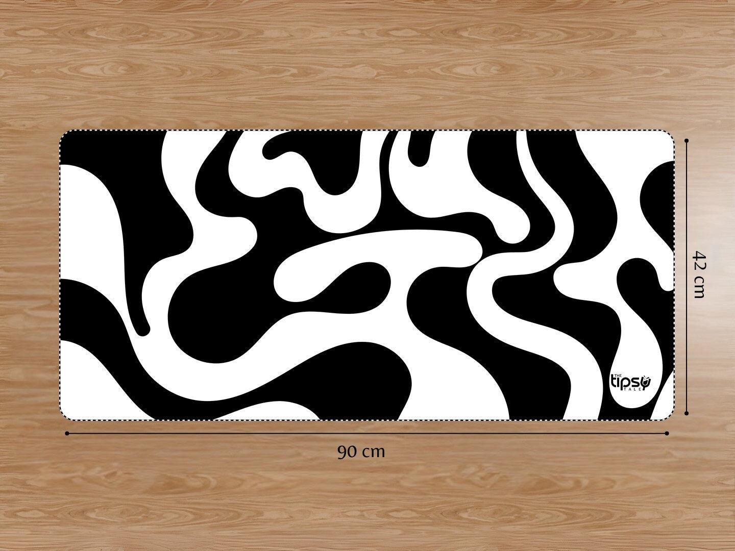 "MONOCHROME ILLUSION" Gaming Mousepad Elevate Your Gaming Experience