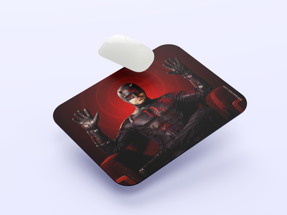 "DAREDEVIL THE POWER OF HELLFIRE " Mousepad Enhance Your Workspace with Style