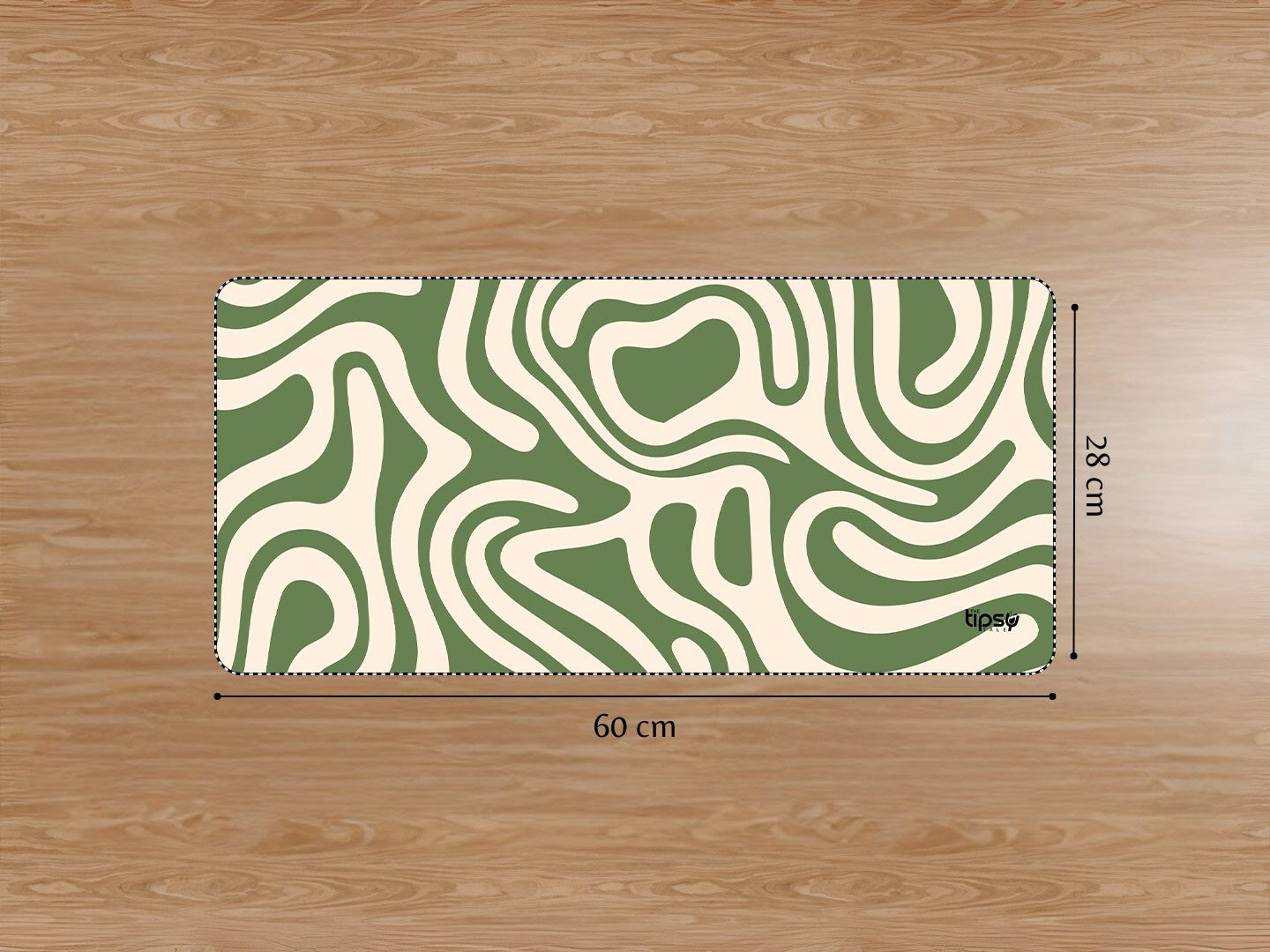 "GREEN ABSTRACT THEME" Gaming Mousepad Elevate Your Gaming Experience