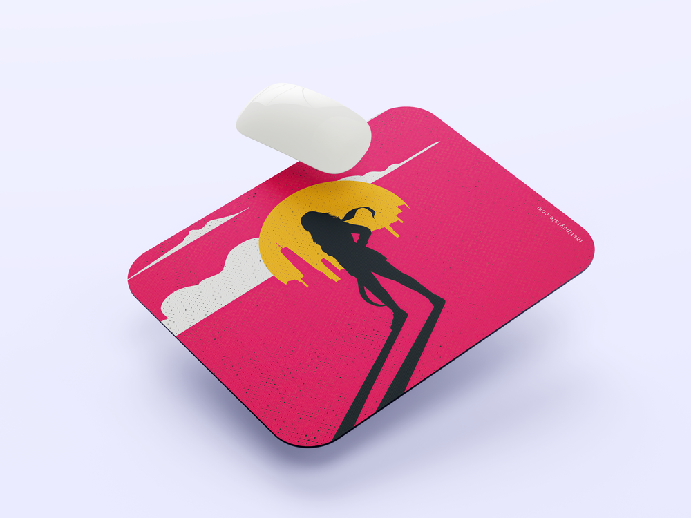 "KAMALA KHAN" Mousepad Enhance Your Workspace with Style