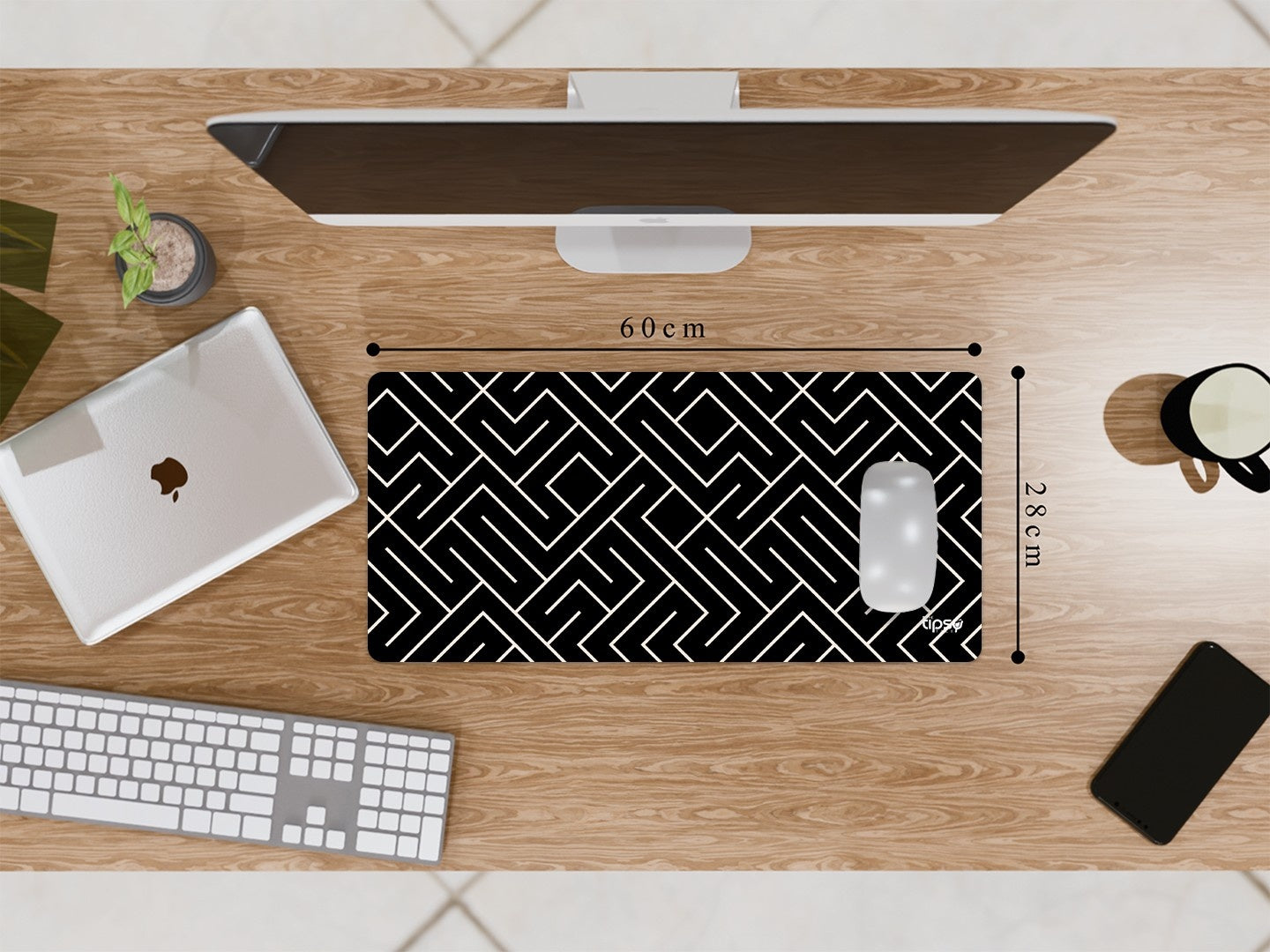 "MAZE PATTERN" Gaming Mousepad Elevate Your Gaming Experience