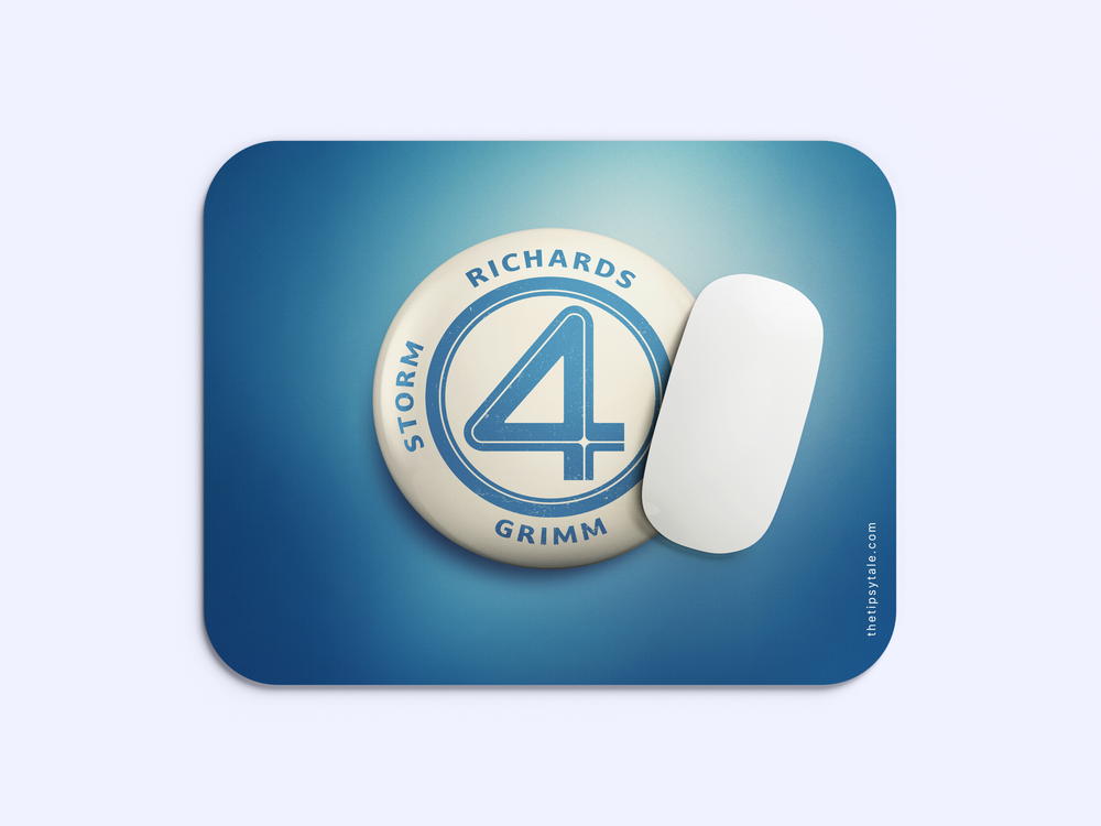 "FANTASTIC FOUR" Mousepad Enhance Your Workspace with Style