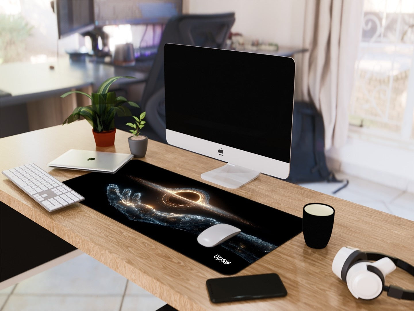 " BLACK HOLE - INTERSETELLAR" Gaming Mousepad Elevate Your Gaming Experience