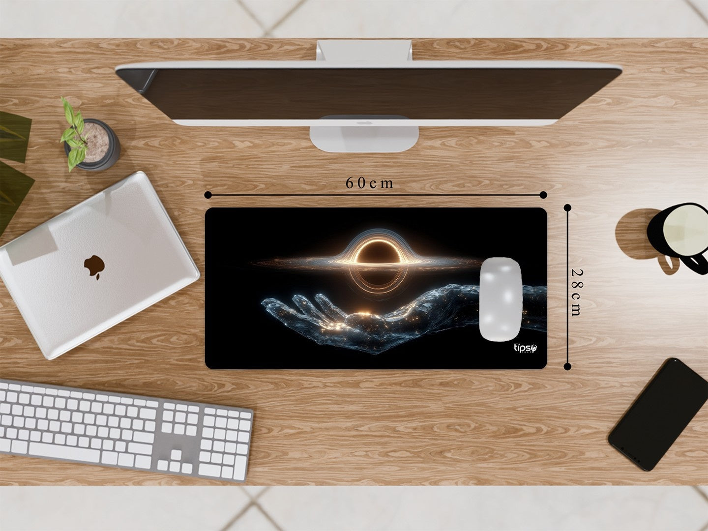 " BLACK HOLE - INTERSETELLAR" Gaming Mousepad Elevate Your Gaming Experience