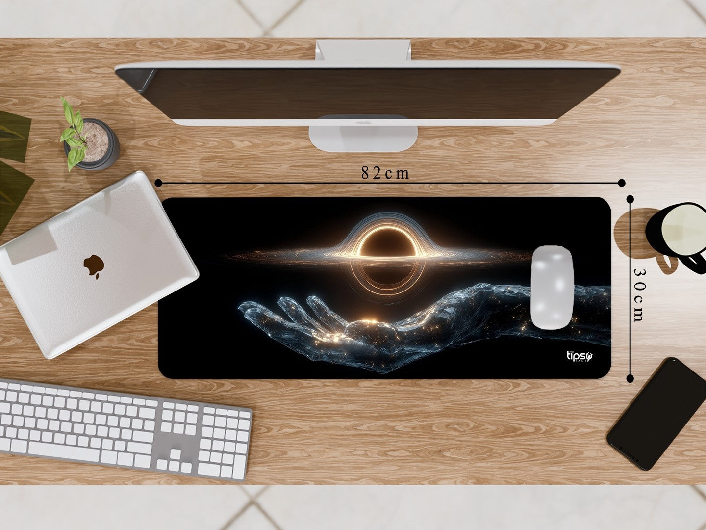 " BLACK HOLE - INTERSETELLAR" Gaming Mousepad Elevate Your Gaming Experience