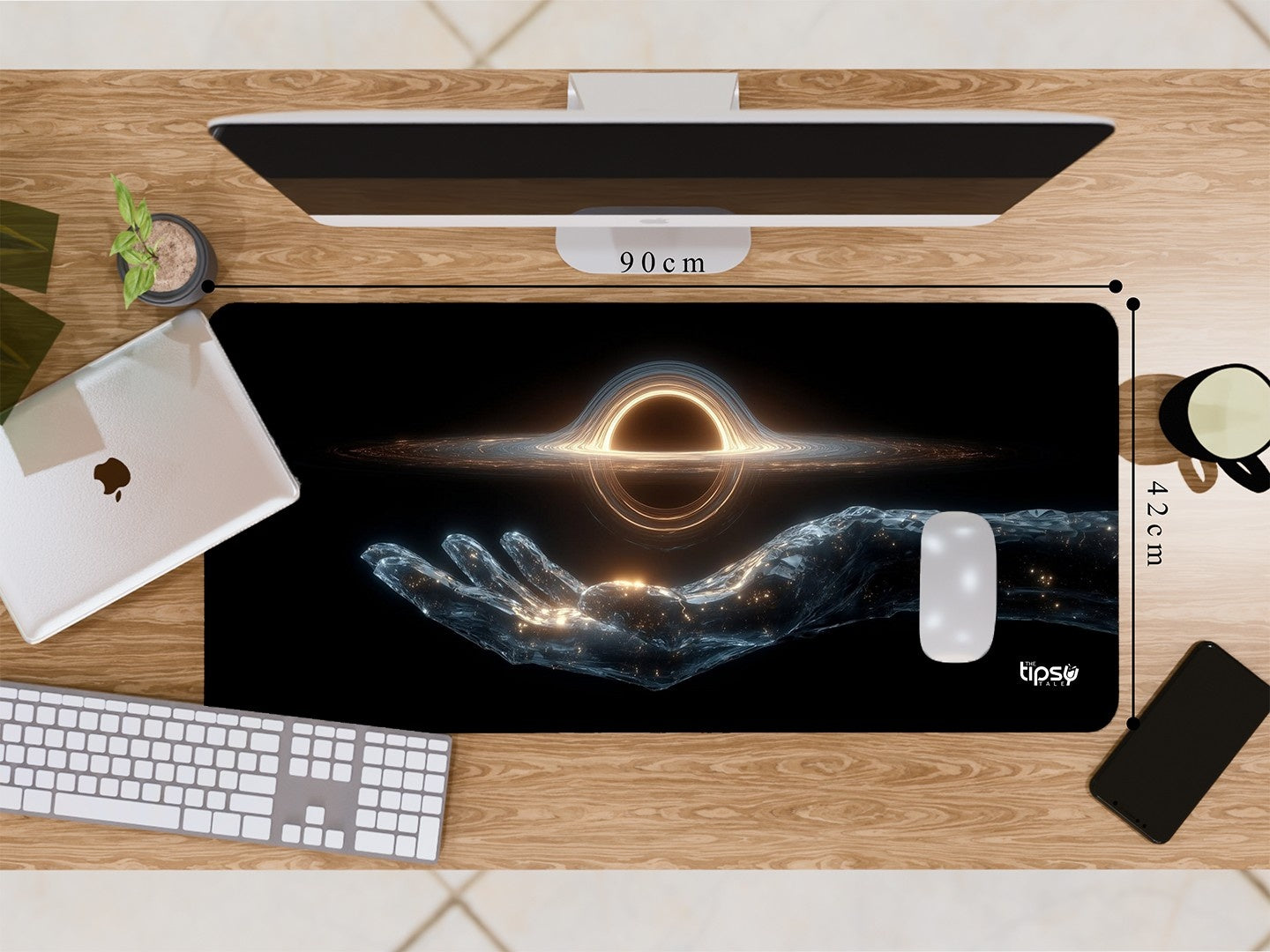 " BLACK HOLE - INTERSETELLAR" Gaming Mousepad Elevate Your Gaming Experience