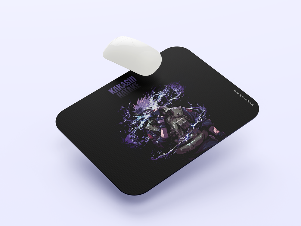 "KAKASHI HATAKE NEON" Mousepad Enhance Your Workspace with Style