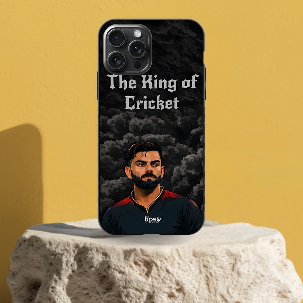 "VIRAT KOHLI THE KING OF CRICKET" -Mobile Covers Shock Resistant, Slim & Stylish Cases