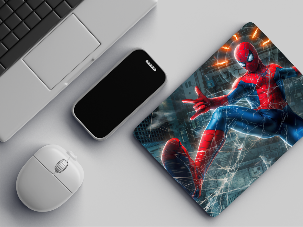 "SPIDER MAN BRAND NEW DAY RISING " Mousepad Enhance Your Workspace with Style