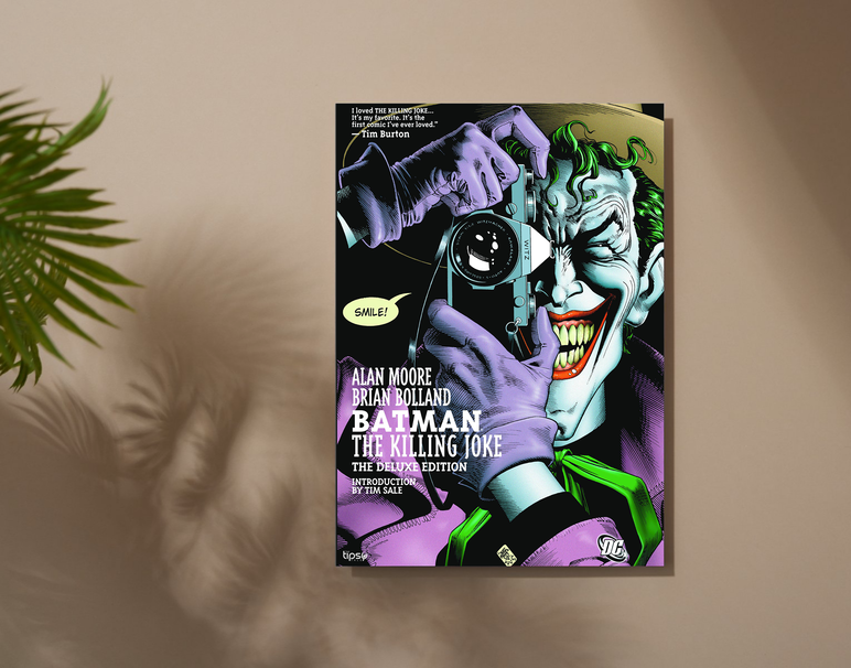 "JOKER COMIC EDITION" -Shiny & Sturdy Metallic Poster Art That Pops & Sticks