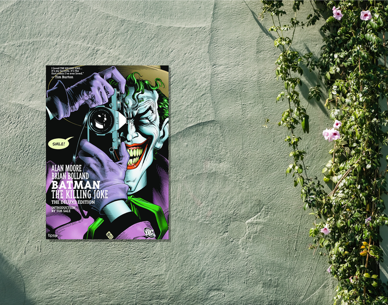 "JOKER COMIC EDITION" -Shiny & Sturdy Metallic Poster Art That Pops & Sticks