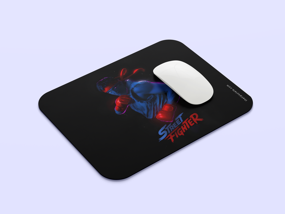 "RYU IN STREET FIGHTER" Mousepad Enhance Your Workspace with Style